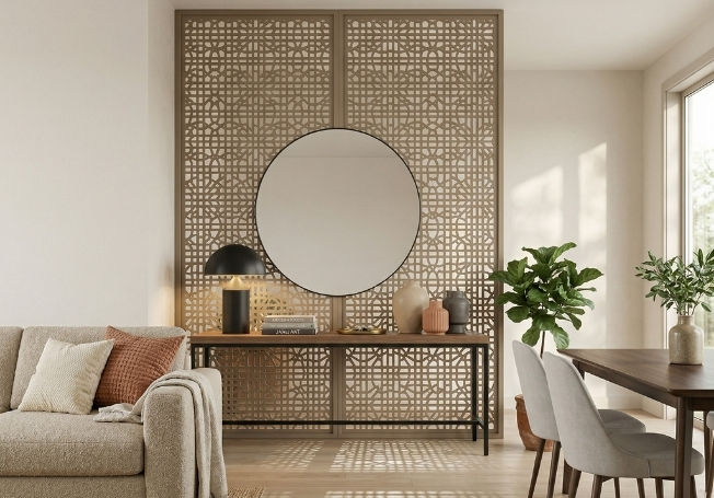 MDF Jaali Panels for Sleek Interior Designs