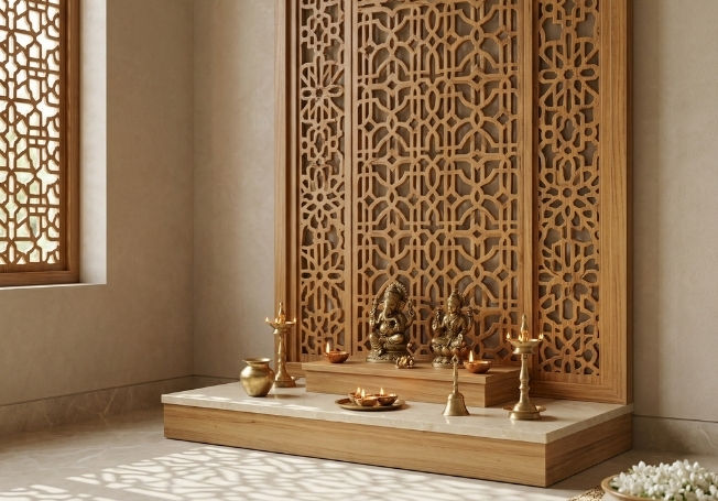 Wooden Jaali Panels for Warm and Elegant Spaces