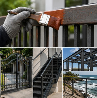 Anti-Corrosive and Rust-Preventive Metal Paint