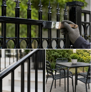 Durable Enamel Paint for Metal Gates and Railings