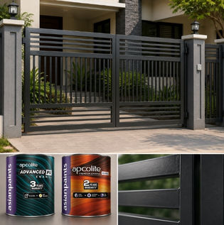 High-Performance Paint for Entrance Gates and Boundary Grilles