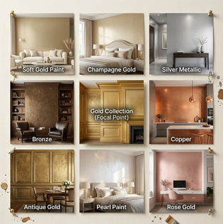 Popular Metallic Paint Colours