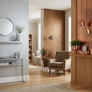 Silver, Bronze and Copper Metallic Finishes