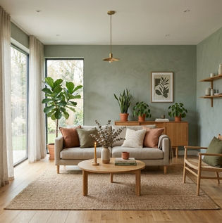 Green and Brown Minimalist Colour Combination Inspired by Nature