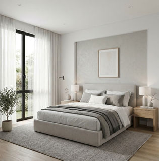Grey and White Minimalist Colour Combination Ideas