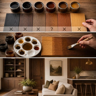 Mixing Wood Stains to Create Custom Wood Colours