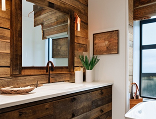 Rustic modern bathroom interior design ideas - Asian Paints