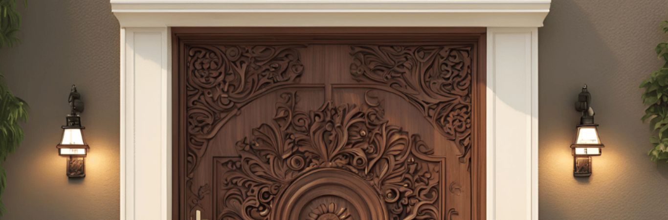 Modern Wood Carving Designs for Main Door - Asian Paints