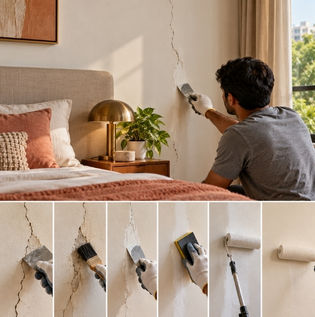 Essential Steps to Fix Bedroom Wall Cracks Before Repainting