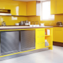  Yellow Coloured Kitchen - Asian Paints