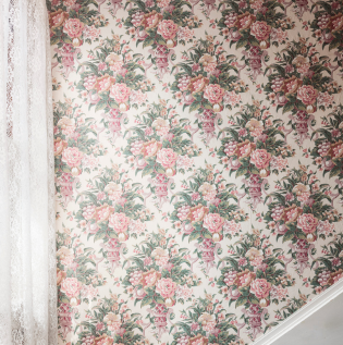 Vintage Floral Nature Wallpaper - Asian Paints