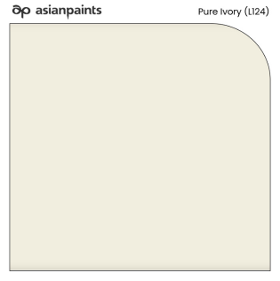 Pure Ivory L124 Paint Shade by Asian Paints