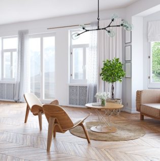 Off White Living Room Door - Asian Paints