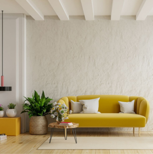 Off White Living Room  - Asian Paints