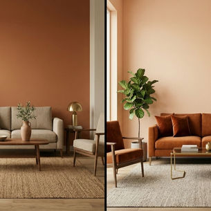 Orange Living Room Colour Combinations That Feel Warm and Lively