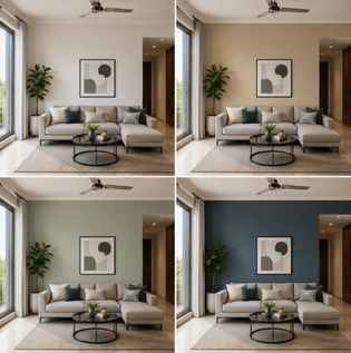 Previewing Wall Colours on Uploaded Room Photo