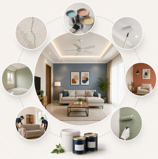 Interior House Painting Cost Factors
