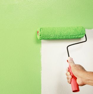 green-wall-paint
