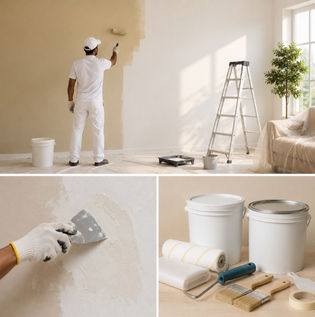 Painting Cost Breakdown – Labour vs Material Charges
