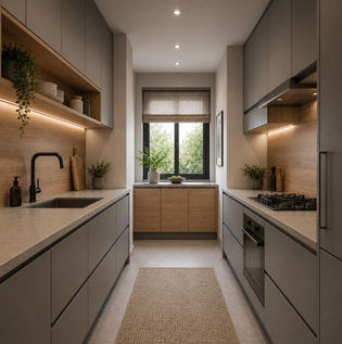Grey and Wood