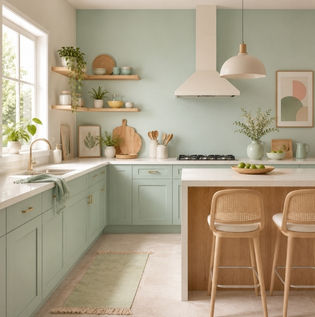 Fresh Pastel Colour Ideas for Modern Kitchens
