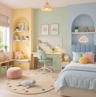 Add Pastel Colours to Children's Bedrooms