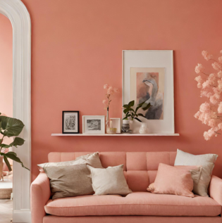 Pastel Soft Coral Color - Asian Paints