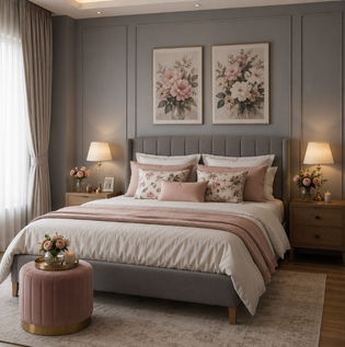 Elegant Grey Wall Paint for Modern Bedrooms