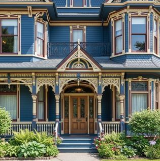 Ornate Victorian Portico Design