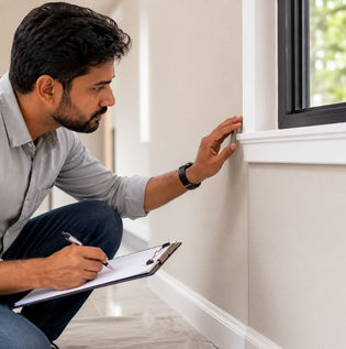 Inspecting Doors, Windows and Trim Areas