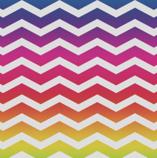 Rainbow Chevron Painting - Asian Paints