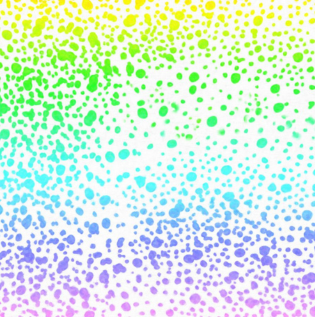 Rainbow Polka Dot Painting - Asian Paints