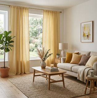 Using Curtains to Enhance Living Room Décor