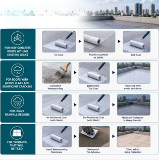 Choosing the Right Roof Waterproofing Materials