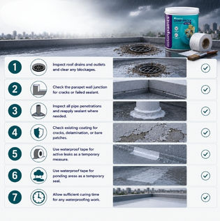 Pre-Monsoon Roof Waterproofing Checklist
