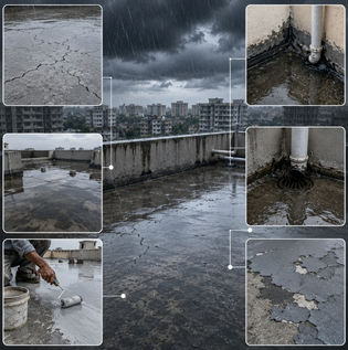 Common Reasons Roofs Leak During Monsoons