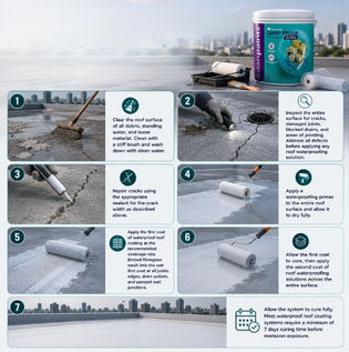 Step-by-Step Roof Waterproofing Process