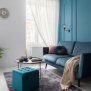 Sage Green Living Room - Asian Paints