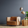 Blue Living Room Design - Asian Paints