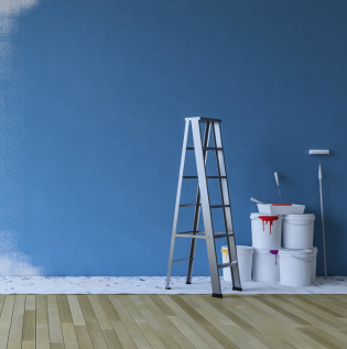 Blue Wall Paint - Asian Paints