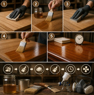 Correct Application of Wood Sealers and Top Coats