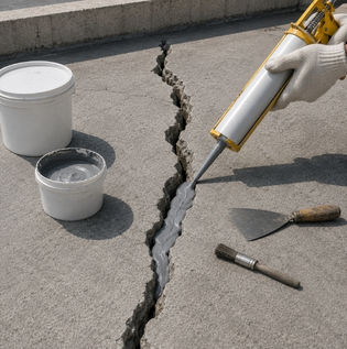 Repairing Structural Cracks with PU Sealant