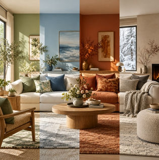 Impact of Seasonal Interior Wall Colours on Mood and Space