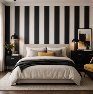 Try monochrome for a bold look