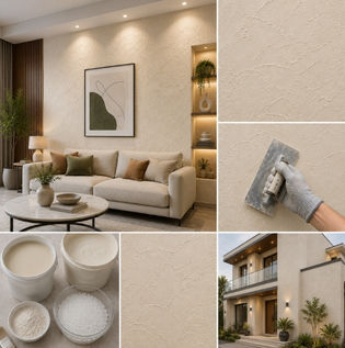 Acrylic Stucco Finish for Stylish Interiors