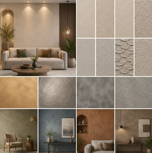 Modern Stucco Texture Finishes for Walls