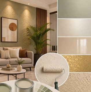Modern Wall Paint Finishes and Texture Ideas