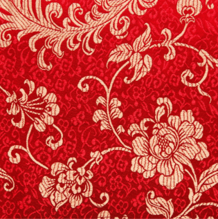 Floral Fabric Wallpaper - Asian Paints