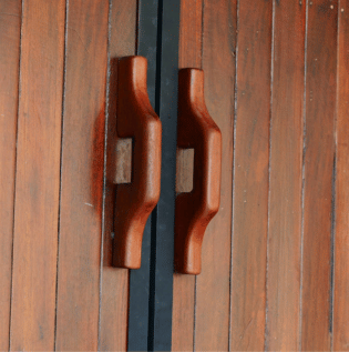 Burma Teak Wood Main Door - Asian Paints
