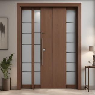 Bypass Teak Wood Door - Asian Paints